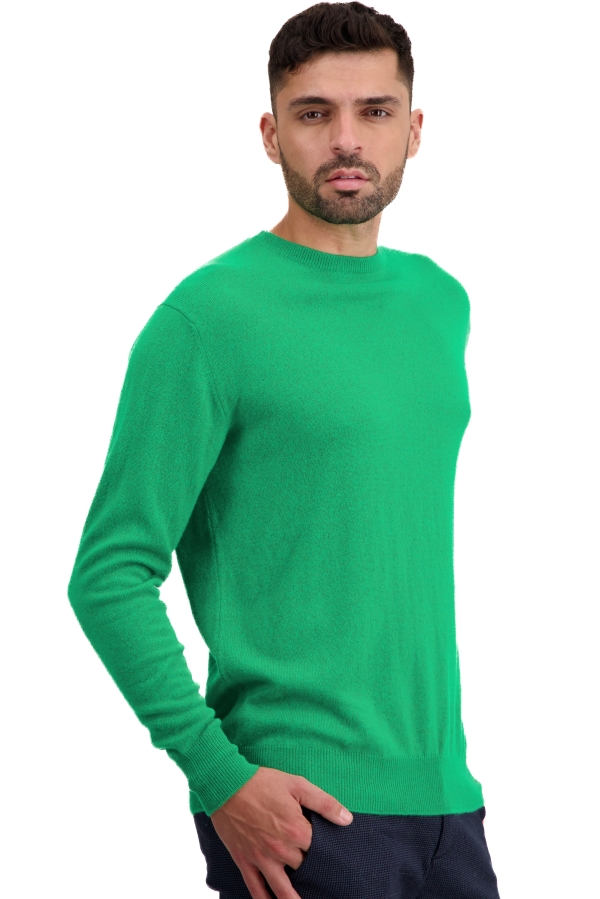 Cashmere kaschmir pullover herren rundhals nestor new green xl