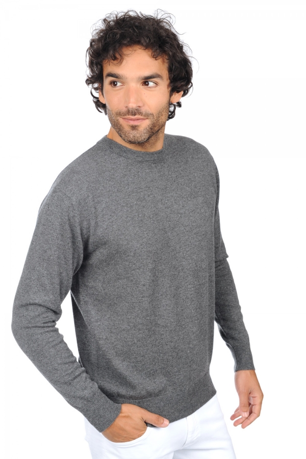 Cashmere kaschmir pullover herren rundhals nestor premium premium graphite 2xl