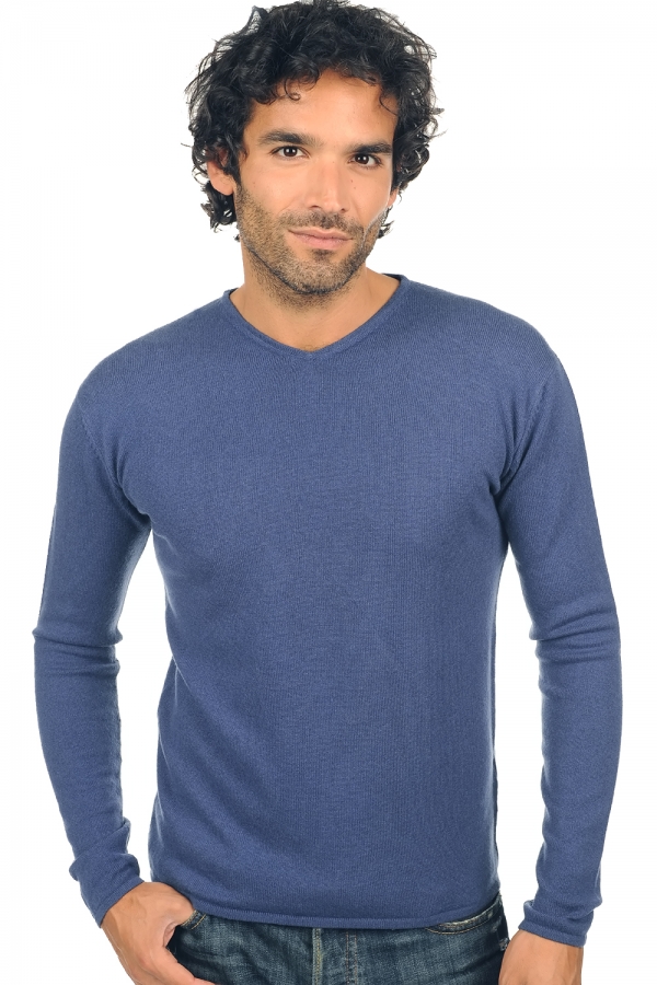 Cashmere kaschmir pullover herren v ausschnitt arty kobaltblau xxxl