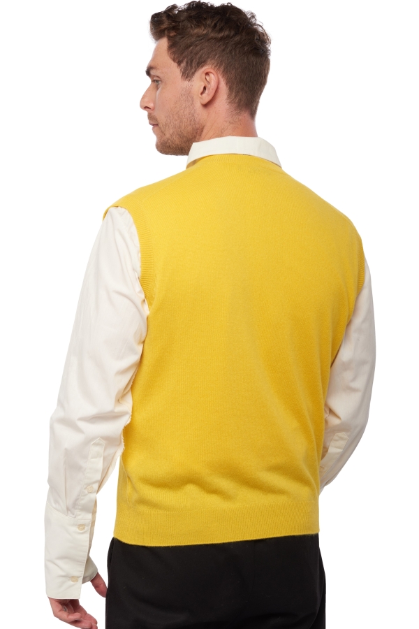 Cashmere kaschmir pullover herren v ausschnitt balthazar sonnenblume 4xl