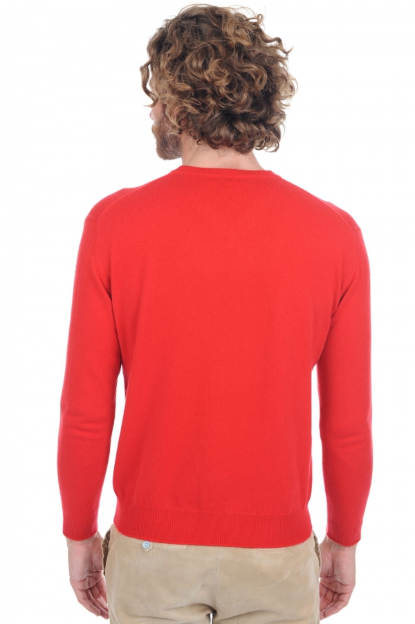 Cashmere kaschmir pullover herren v ausschnitt gaspard premium rot l