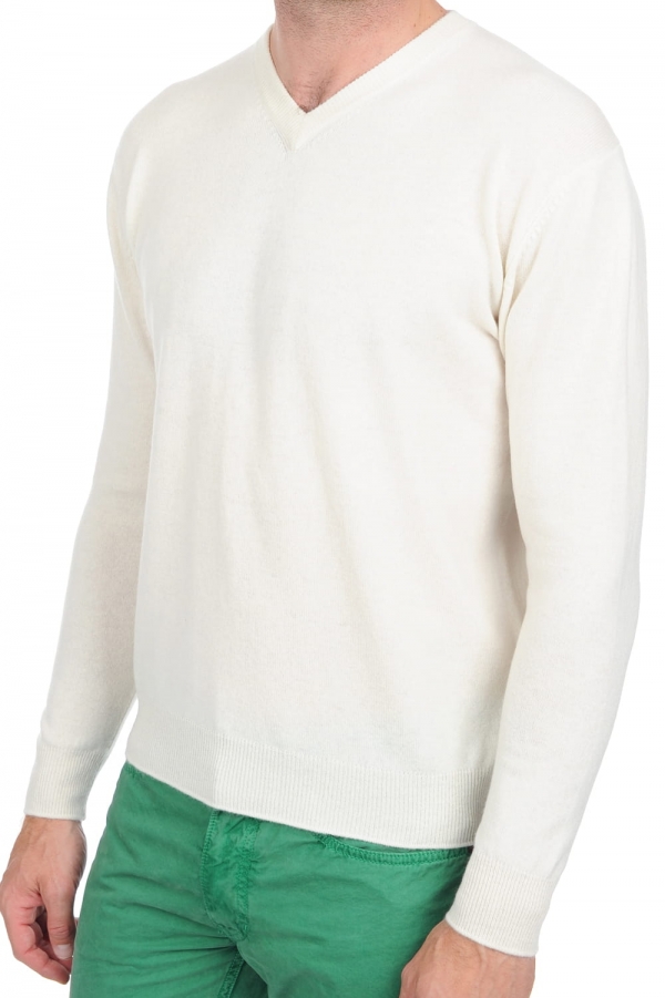 Cashmere kaschmir pullover herren v ausschnitt gaspard premium tenzin natural 4xl