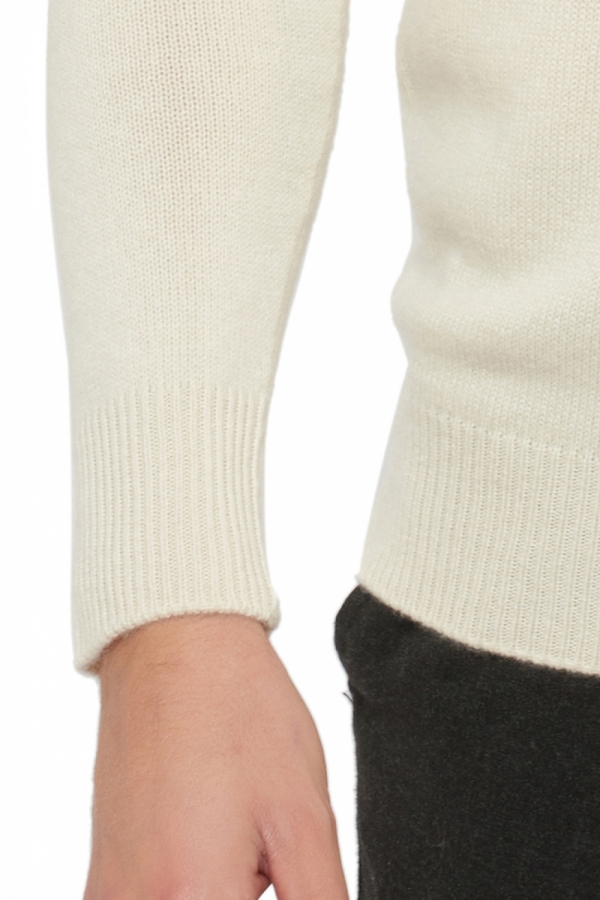 Cashmere kaschmir pullover herren v ausschnitt hippolyte 4f premium tenzin natural 2xl
