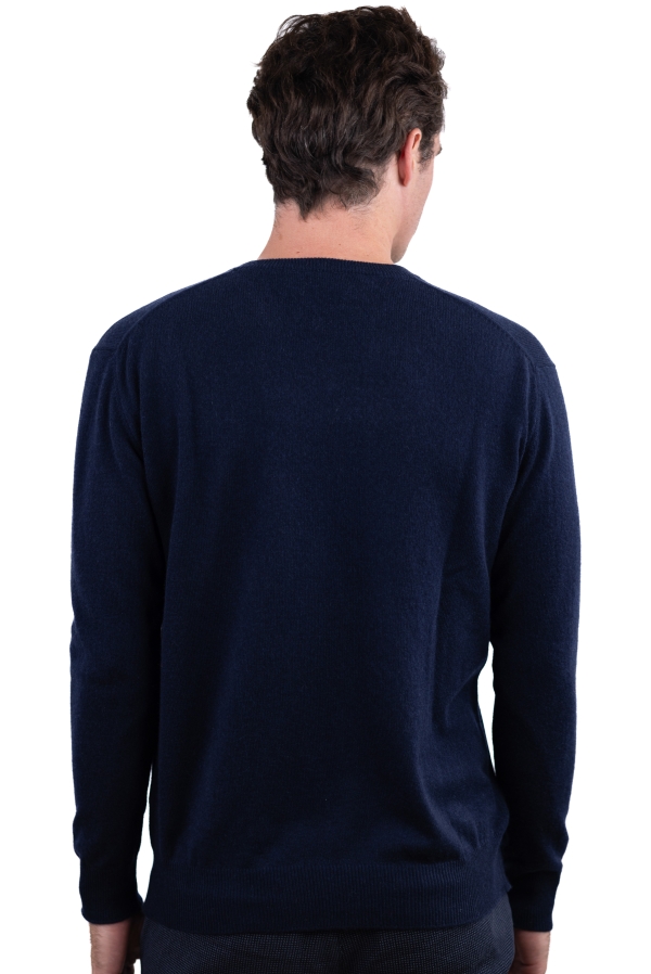 Cashmere kaschmir pullover herren v ausschnitt hippolyte nachtblau xs