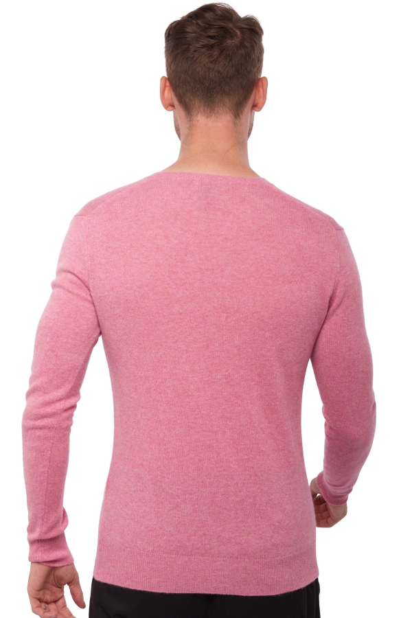 Cashmere kaschmir pullover herren v ausschnitt tor first carnation pink m