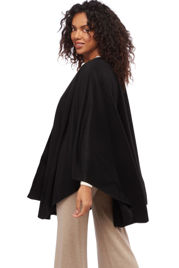 Vikunja kaschmir pullover damen vicunacape schwarz 146 x 175 cm