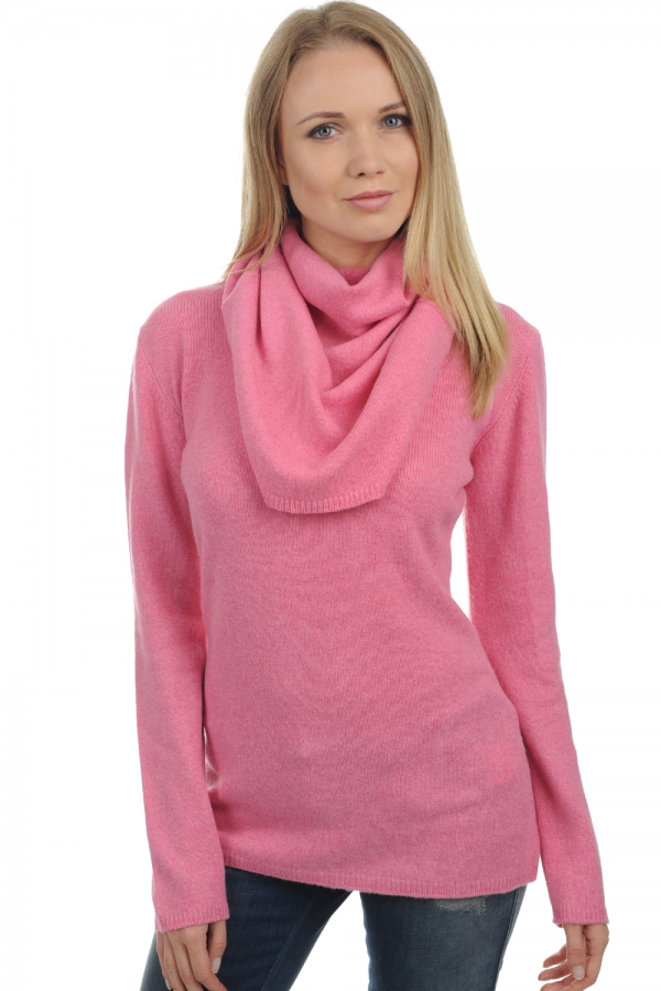 Yak kaschmir pullover damen yness pink 2xl