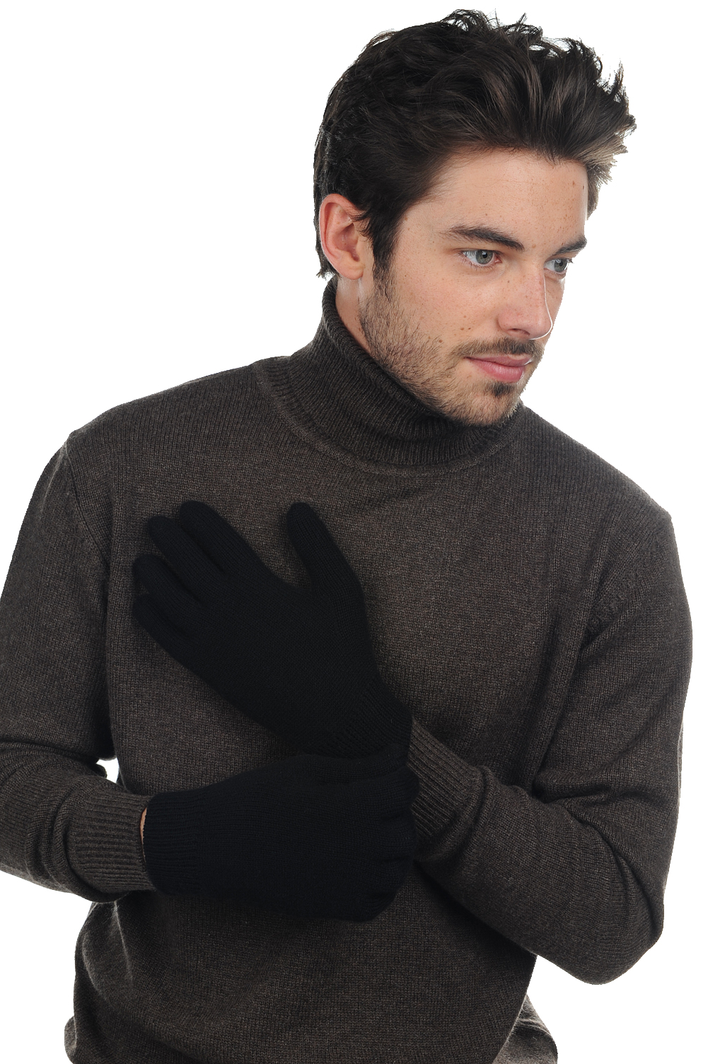 Cashmere accessoires kaschmir handschuhe manous schwarz 27 x 14 cm