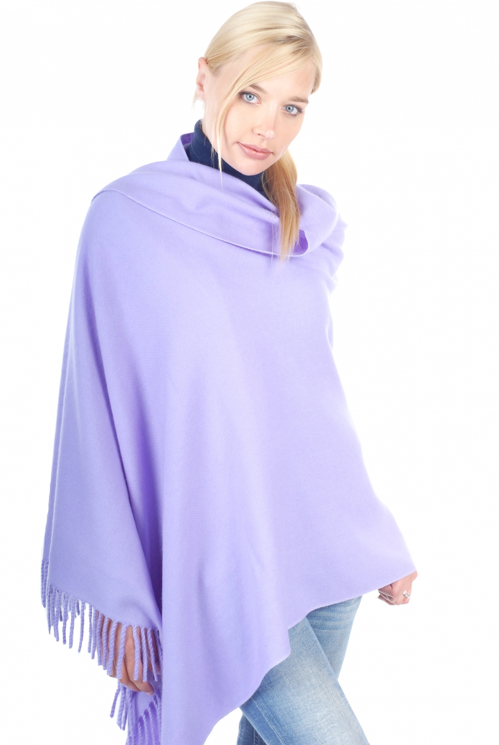 Cashmere accessoires niry bluhender lavendel 200x90cm
