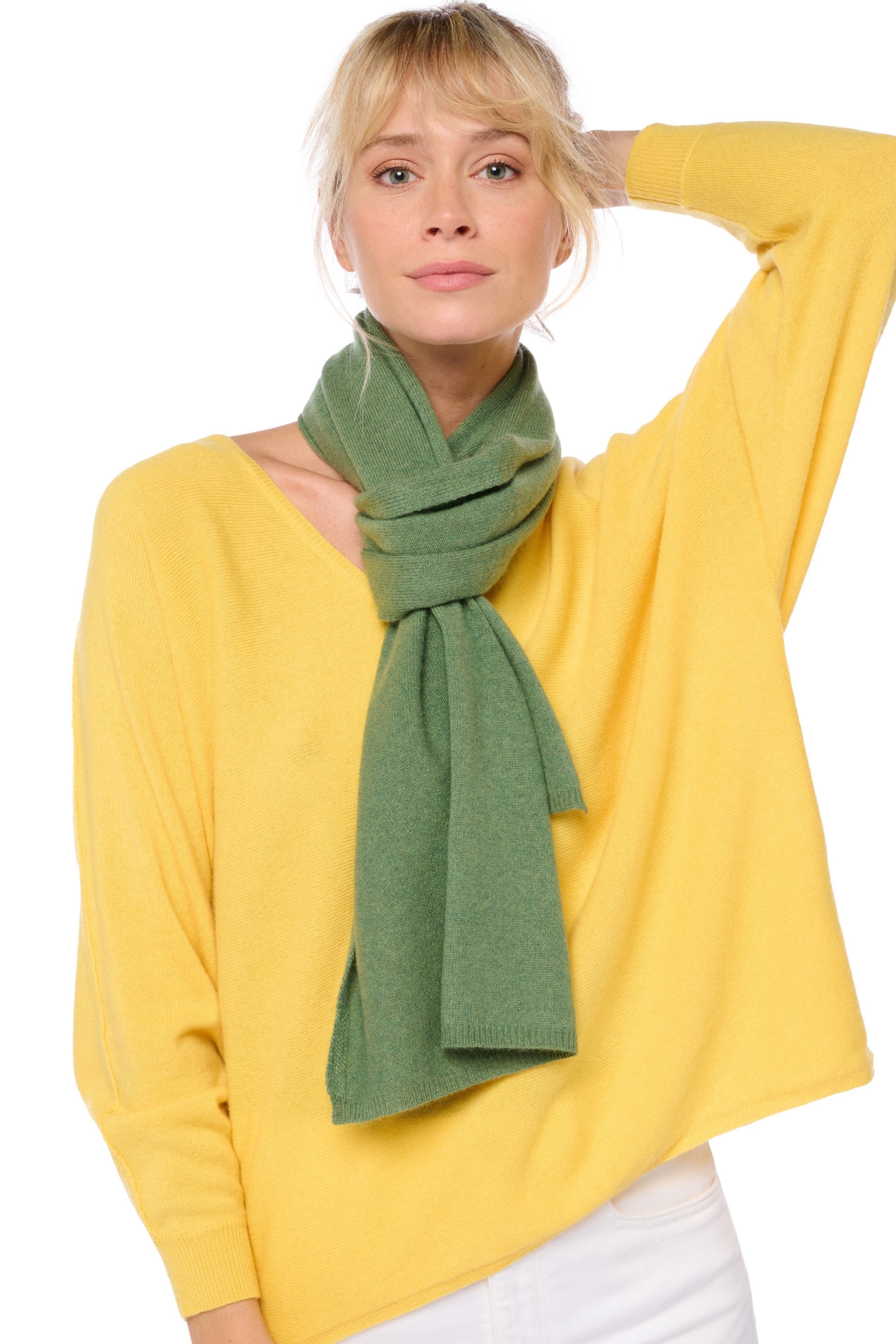 Cashmere kaschmir pullover damen schals ozone foliage 160 x 30 cm