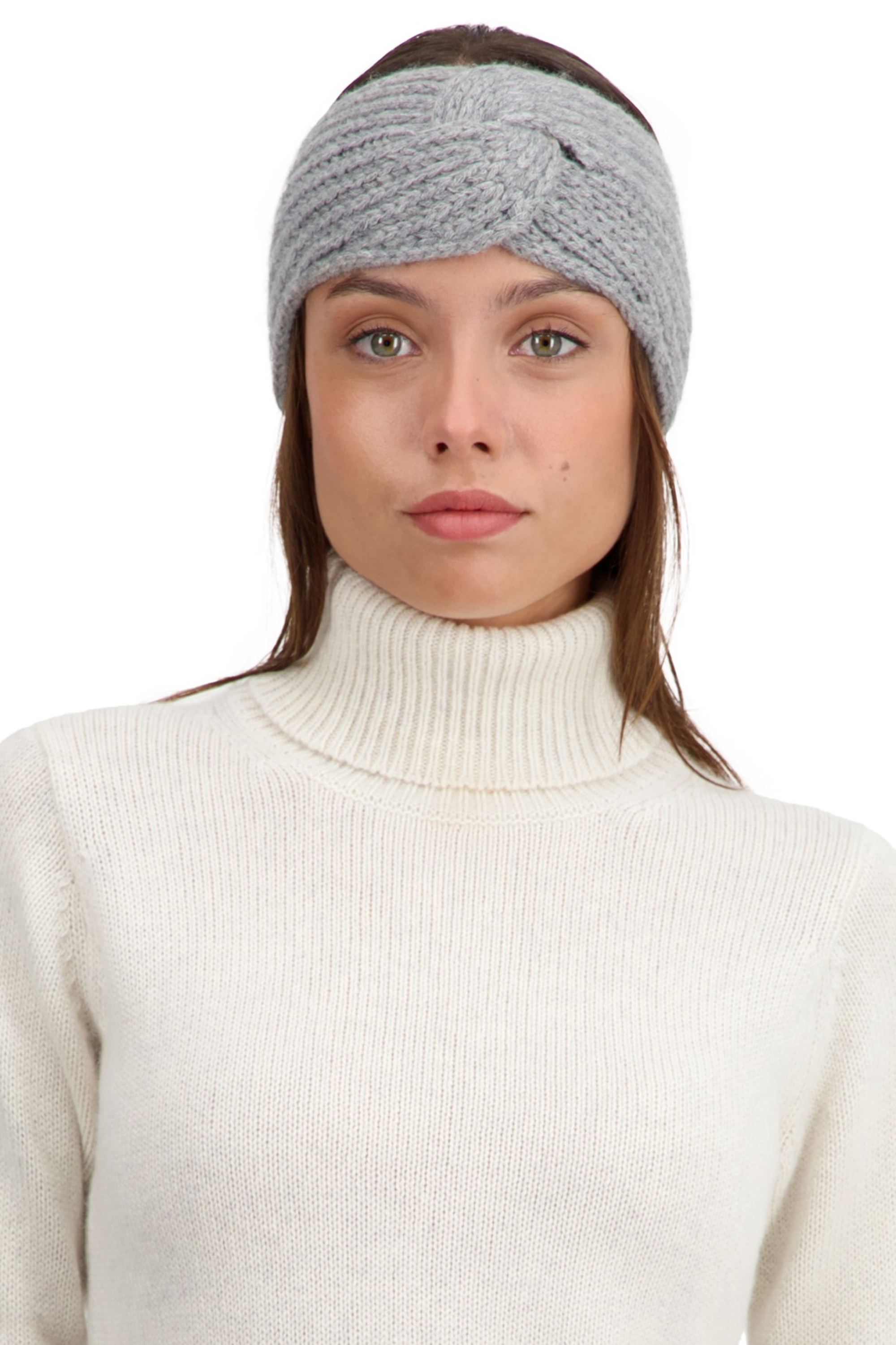 Cashmere kaschmir pullover damen taka grau meliert 22 x 10 cm