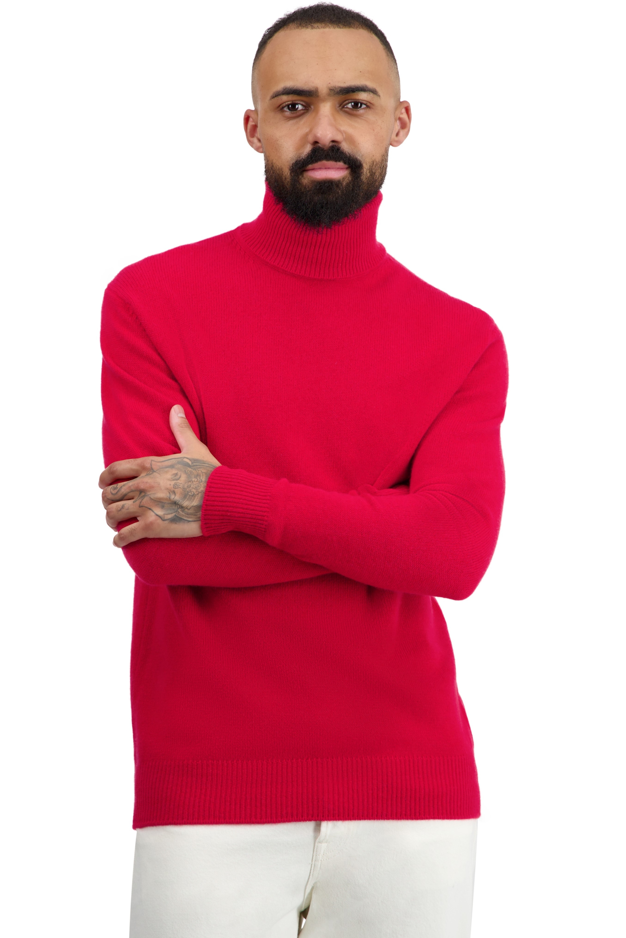 Cashmere kaschmir pullover herren die zeitlosen edgar 4f rouge m