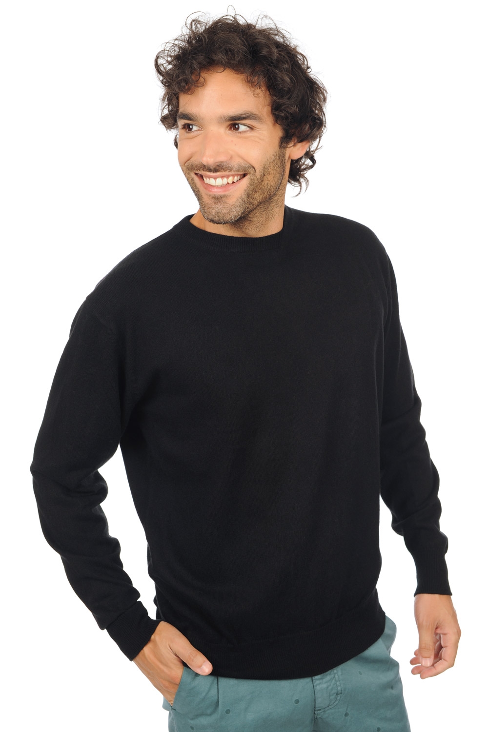 Cashmere kaschmir pullover herren premium pullover nestor premium black 2xl