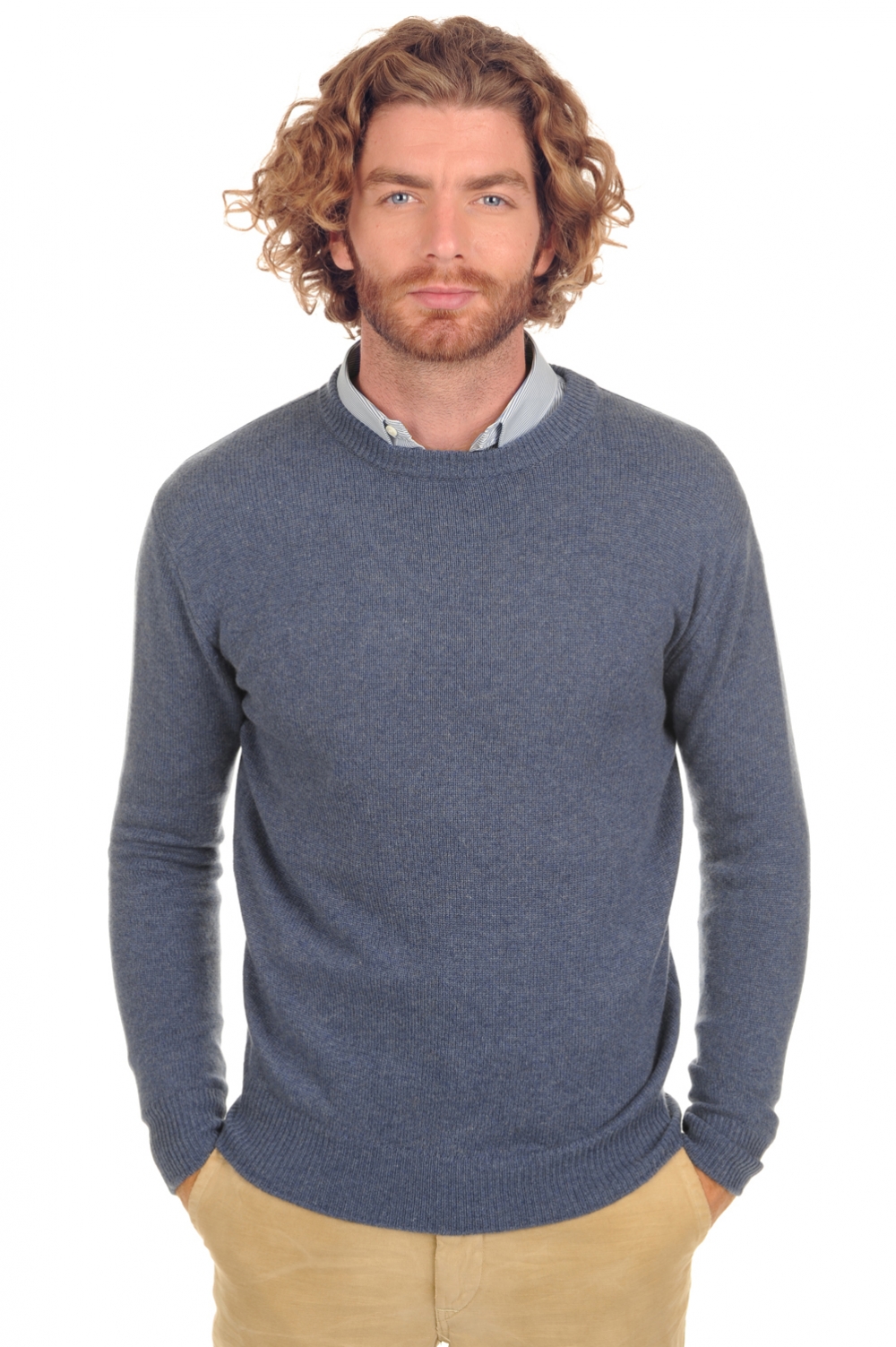 Cashmere kaschmir pullover herren rundhals nestor 4f premium premium rockpool 3xl