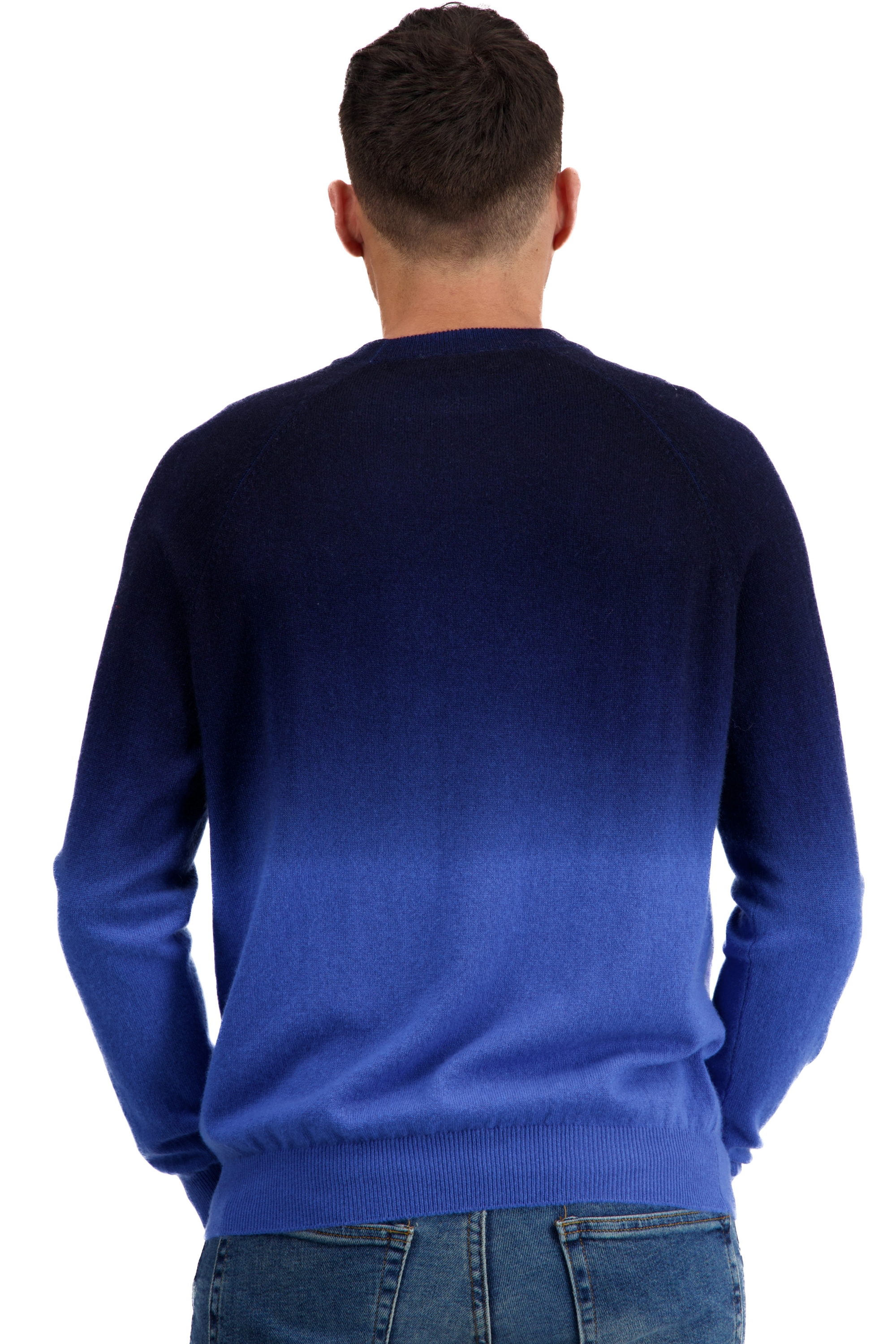 Cashmere kaschmir pullover herren rundhals ticino tetbury blue nachtblau 3xl