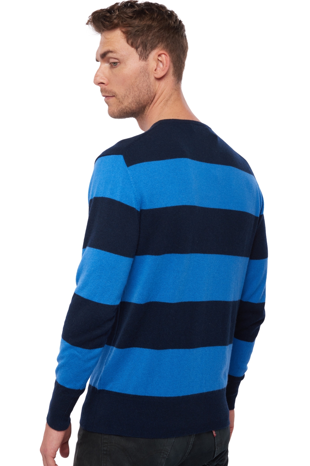 Cashmere kaschmir pullover herren villefranche nachtblau tetbury blue 2xl